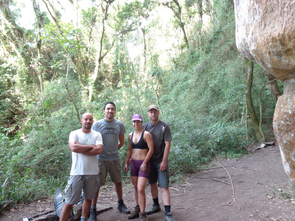 Natan, Lucas, Carol e Otaviano