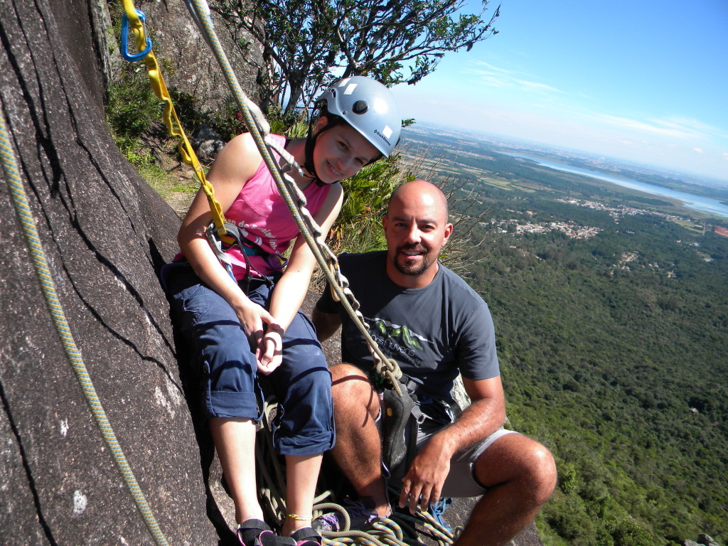 Eu e a Carolzinha na parada da Monica