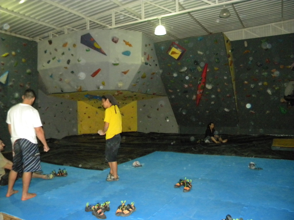 Academia do nosso amigo Marcel, Equilibrio Boulder Gym.