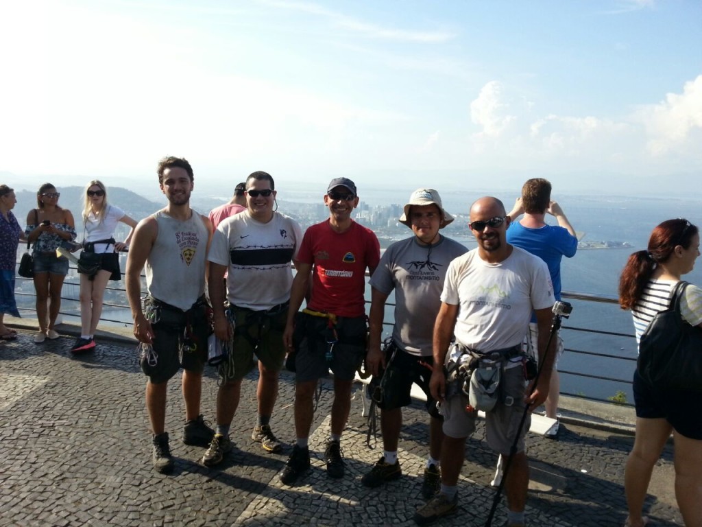 Cume do Pão de Açucar, Rahvi, Juliano, Willian, Xandão e Natan