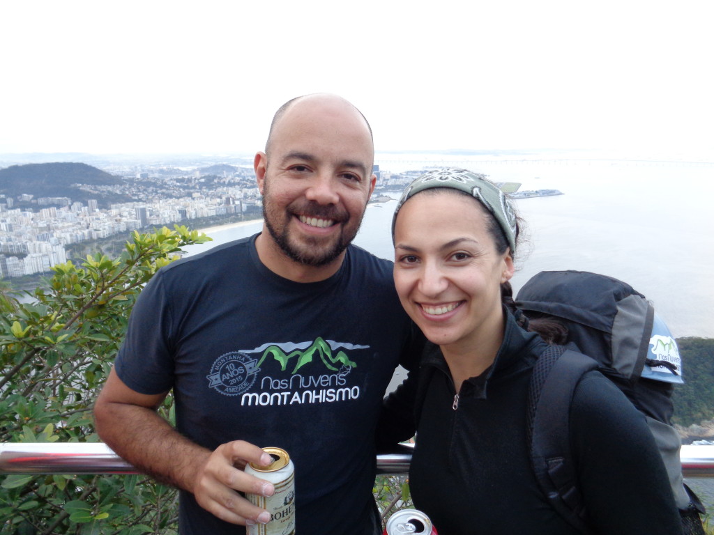 Eu e a Michelle no Pão de Açúcar