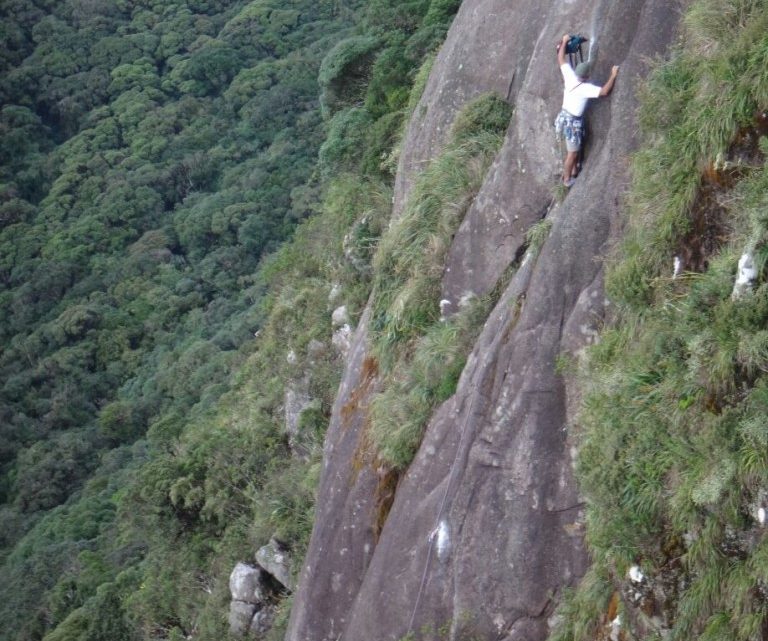 Setor de escalada do Itapiroca