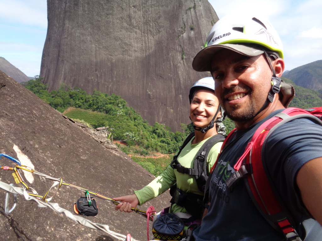 Eu e a Michelle em alguma das paradas