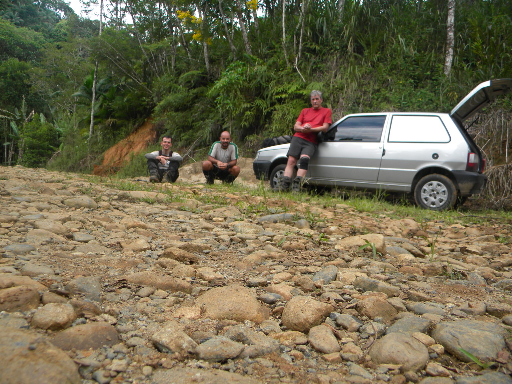 Final da caminhada, Jefferson, eu e o Julio Fiori