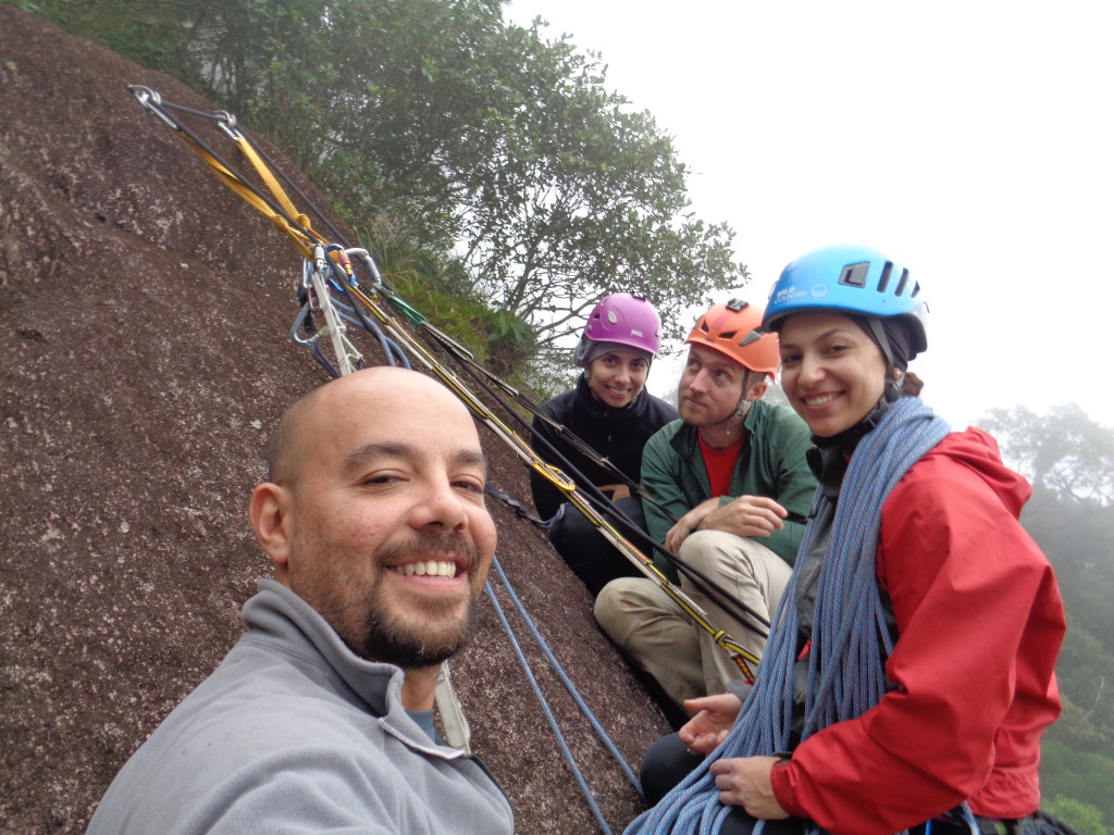 Eu, Michelle, Otaviano e Carol na P1 da Zizipin