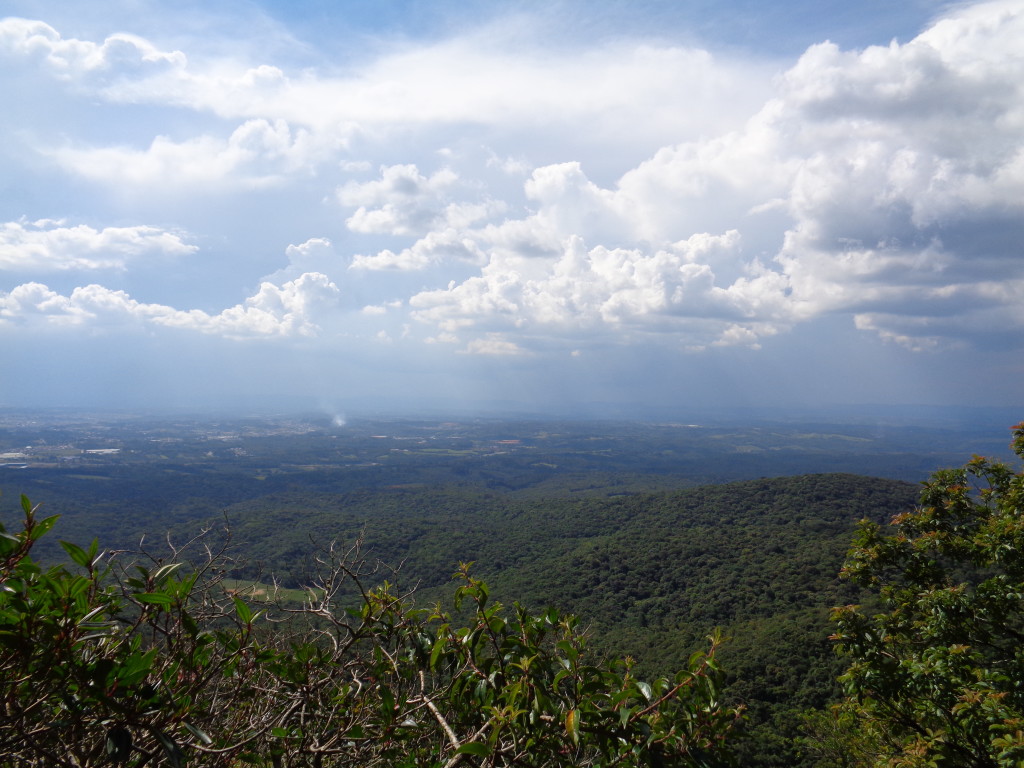 A chuva chegando mais dava pra fazer mais uma via 