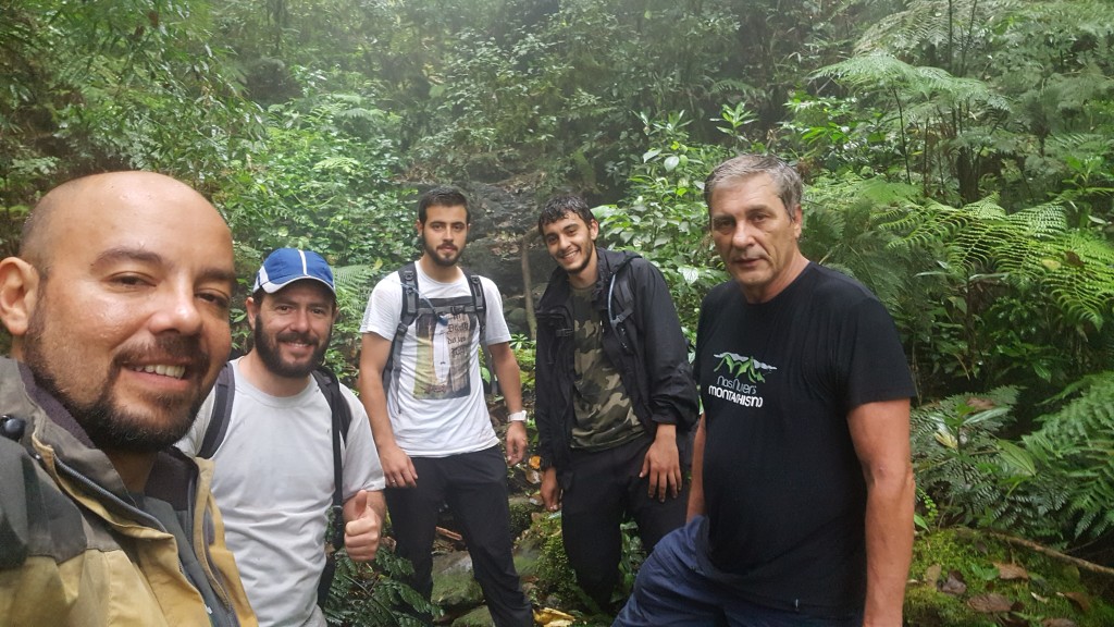 Eu, Andre, Wesley, Raphael e o Fiori.