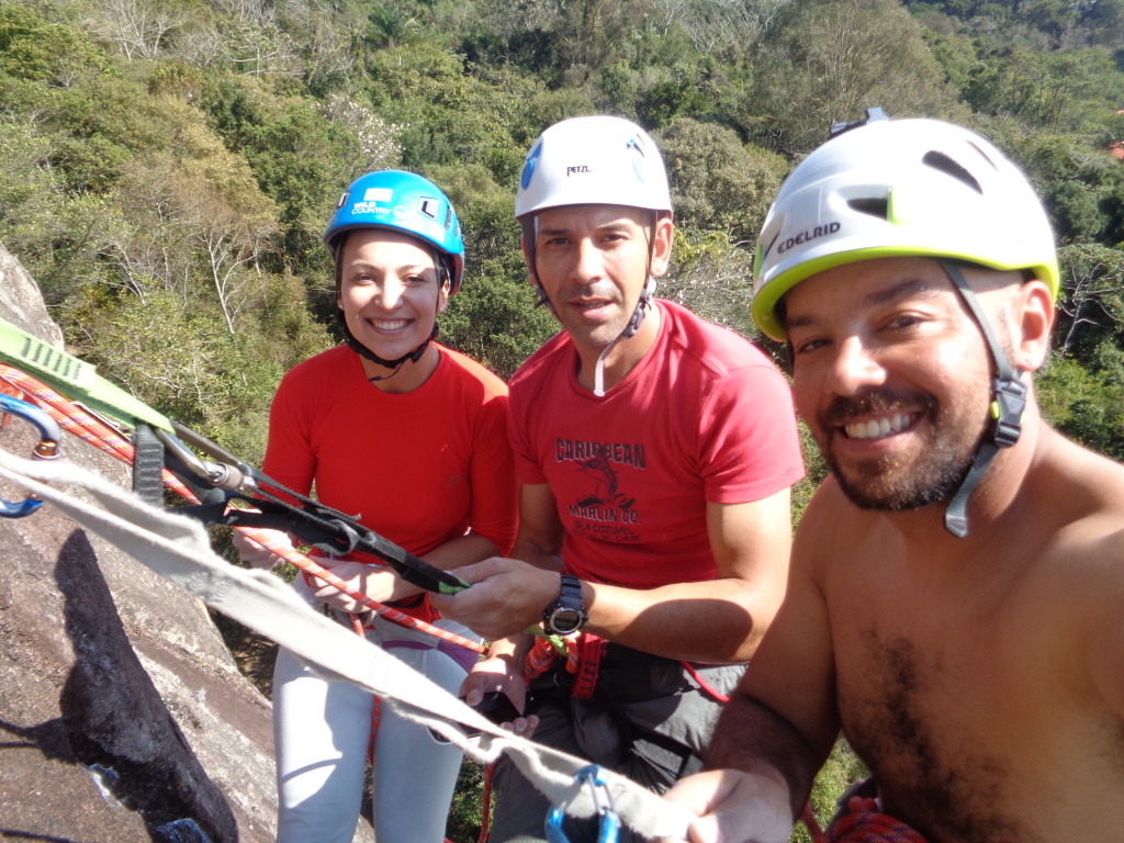 Michelle, Willian e Natan.