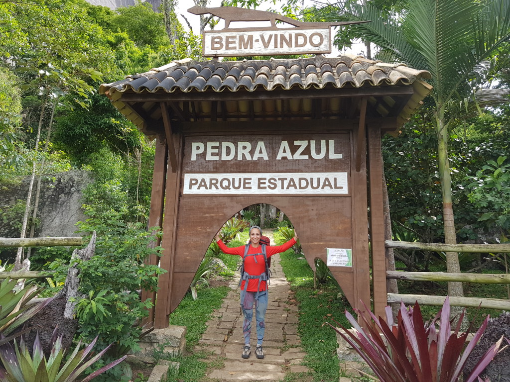 Entrada do parque, lugar muito bem cuidado e organizado.