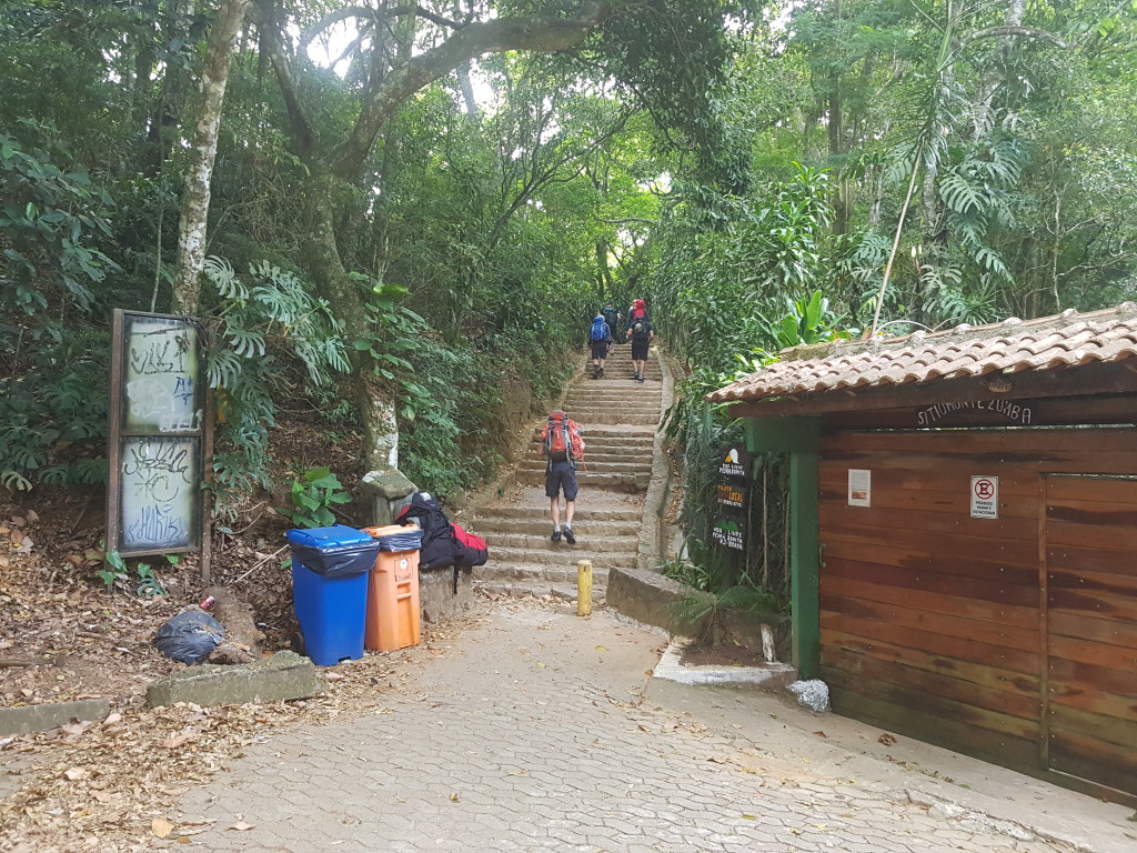 Acesso para pista de voou da Pedra Bonita