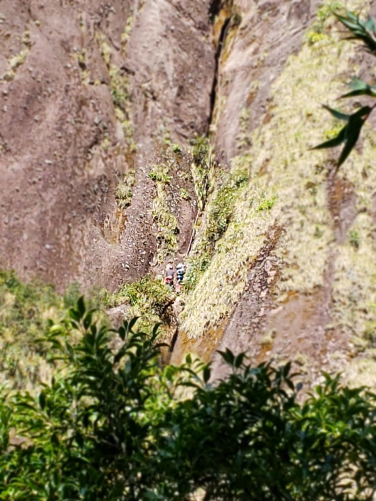 Visão um pouco mais aberta da terceira enfiada