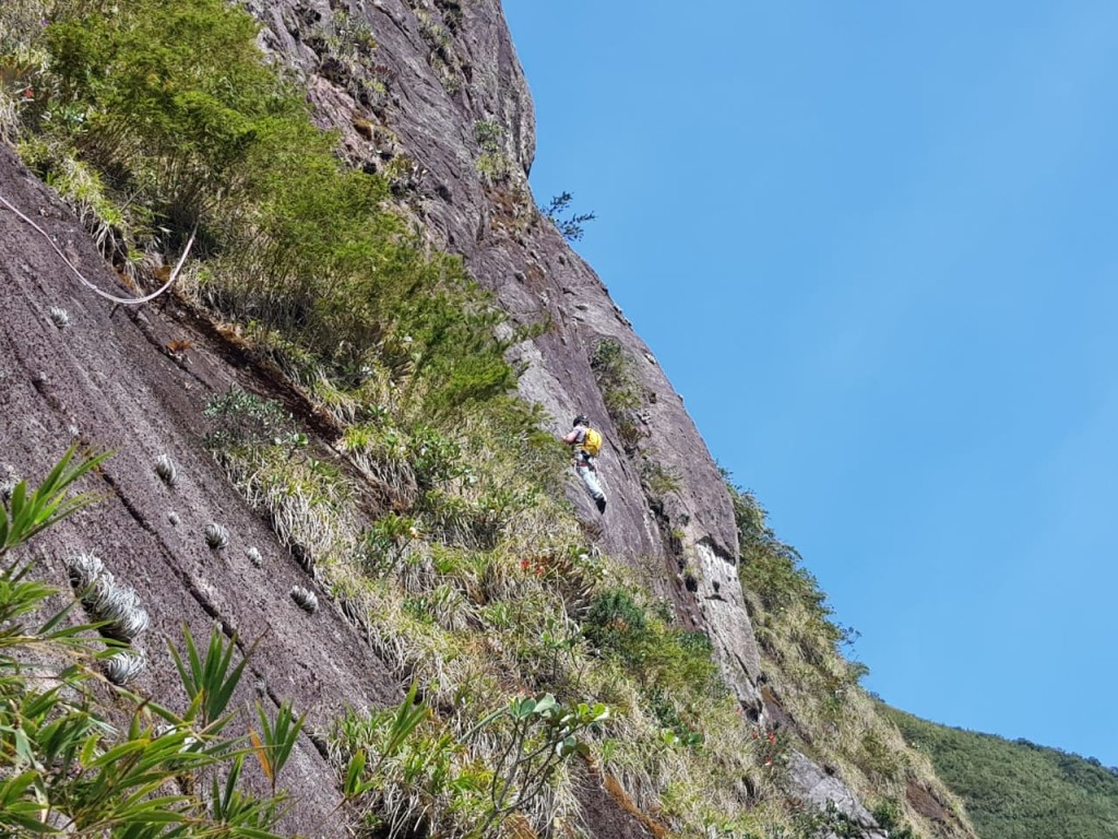 Cabral na P3 depois de cruzar o trepa mato