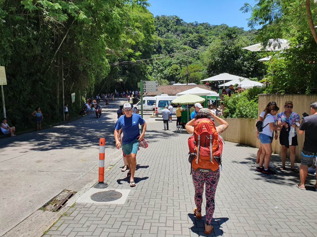 Corcovado, entrada do parque.