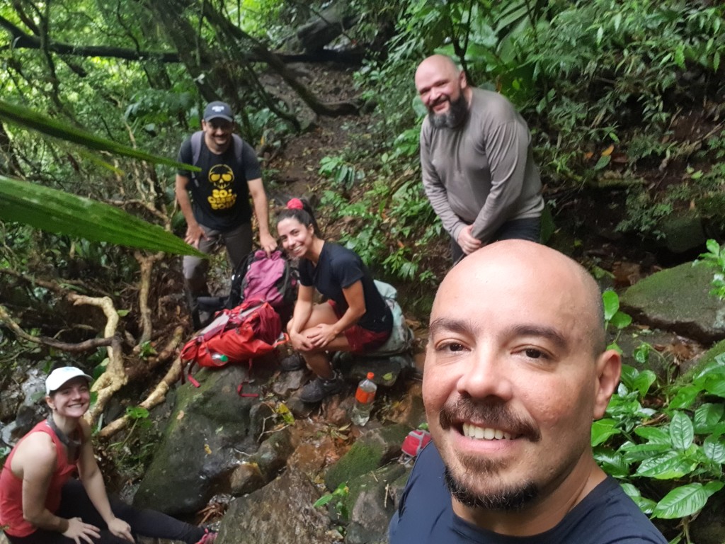 Galera no inicio da trilha.