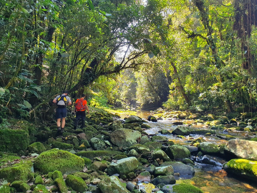 Seguindo para a cachoeira