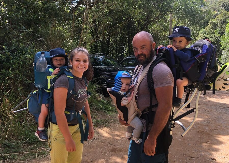 Primeira montanha com Oliver … um sonho antigo!